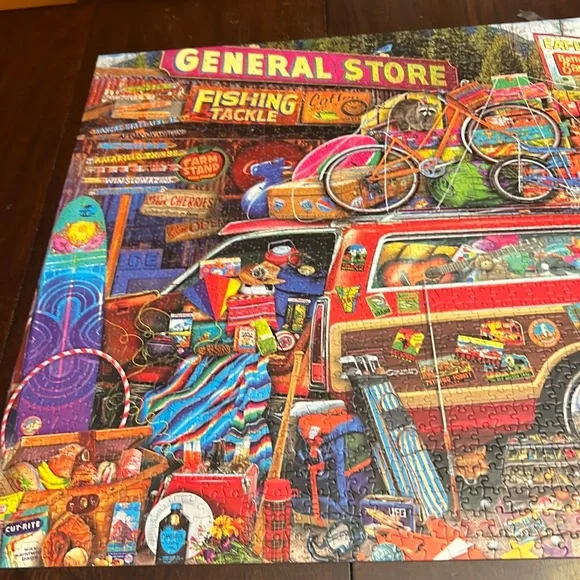 Buffalo Aimee Stewart Family Vacation 2000 Piece Puzzle. Complete. - Picture 3 of 6